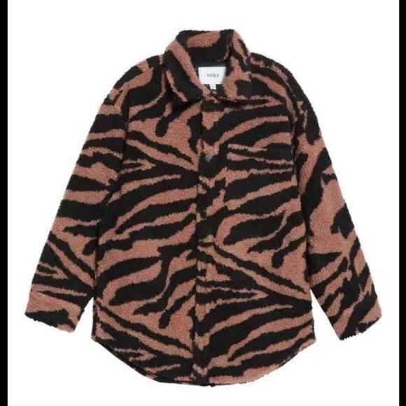 Pistola Lynn Oversized Shearling Jacket - Picture 5 of 9